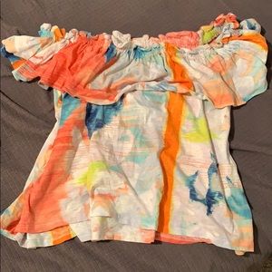 Anthro off the shoulder tank